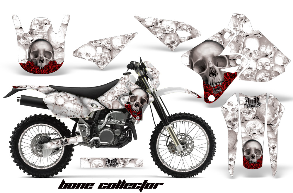 Kawasaki KLX400 2000-2009 Graphic Kit Bones W NPs